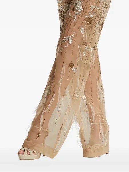 Pantaloni Ralph Lauren Collection cu pene