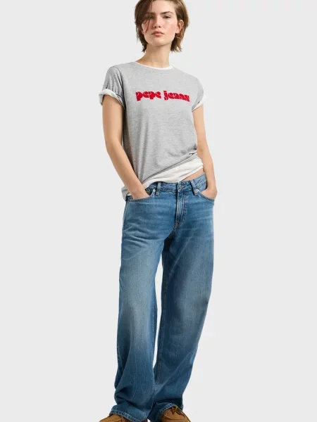 Футболка Pepe Jeans серая