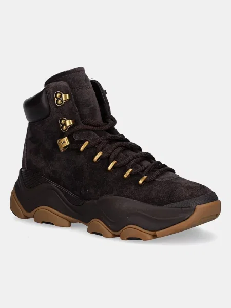 Michael Kors pantofi de piele întoarsă Atlas maro