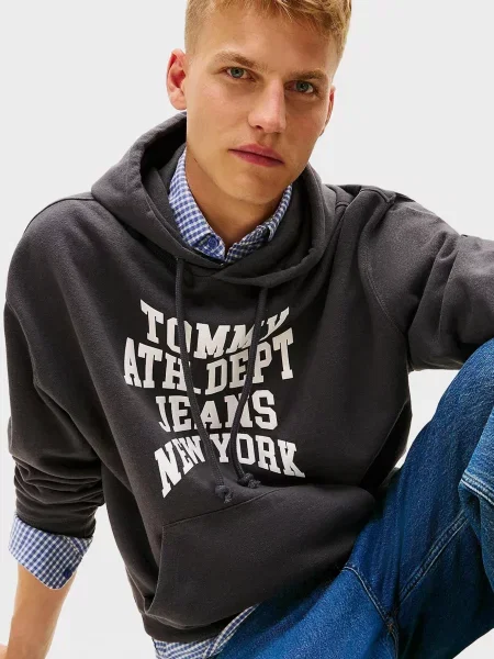 Толстовка Tommy Jeans серая