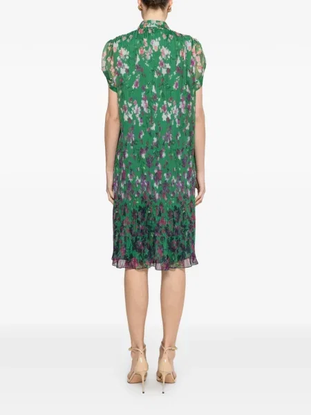 Rochie midi Nissa cu model floral cu imagine verde