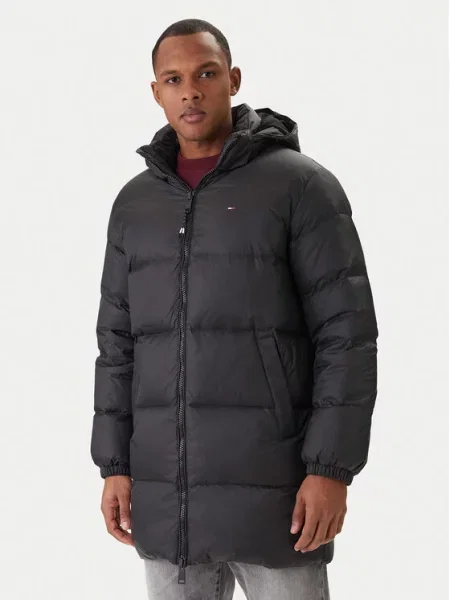 Tommy Jeans De puf geacă negru