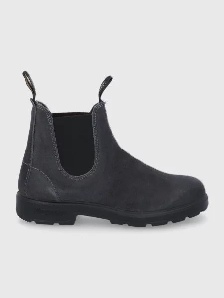Шкіряні черевики Blundstone сірий