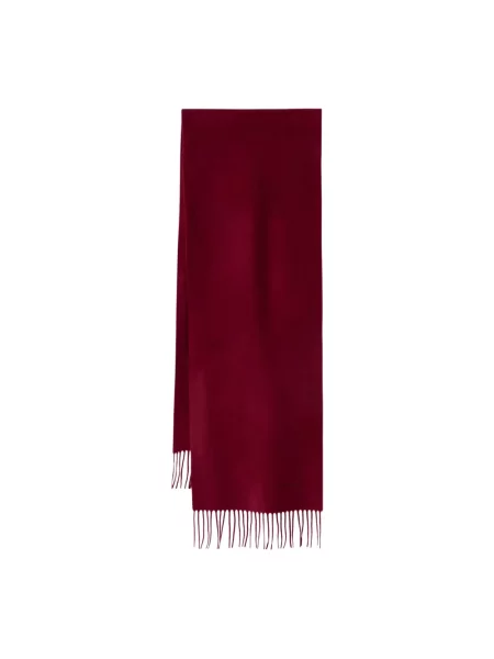 Moschino szalik z wełny merino czerwona