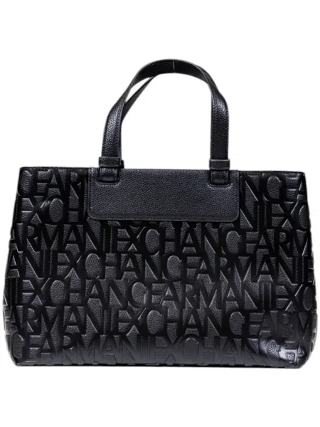 Geantă shopper Armani Exchange negru