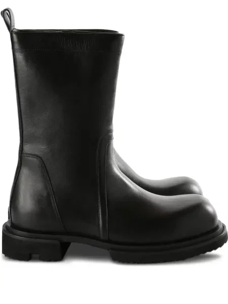 Botine Rick Owens din piele negru