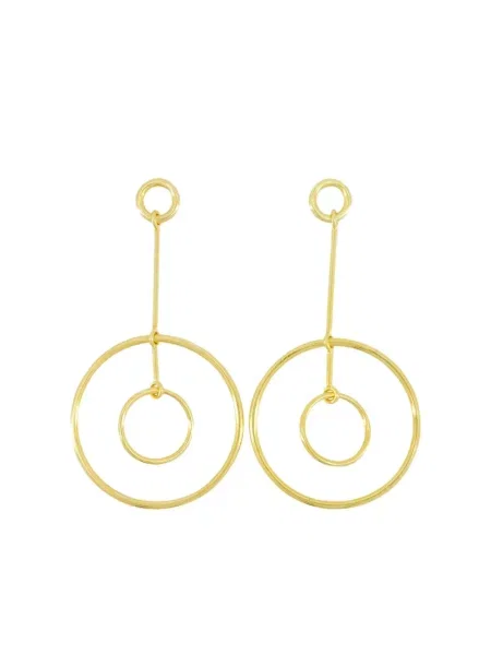 Auskarai Paula auksinė