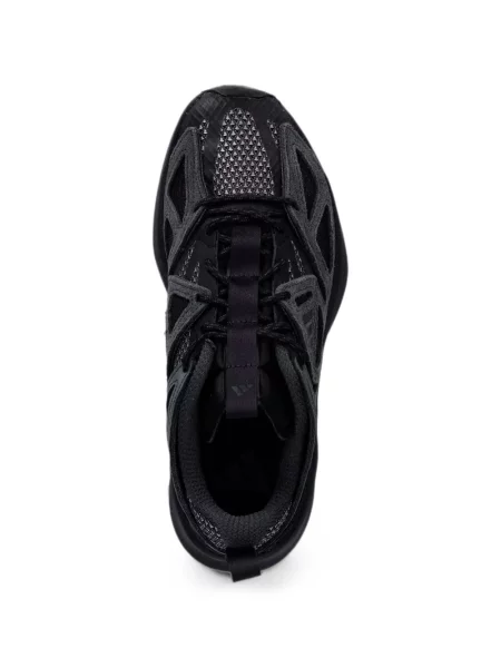 Pantaloni Adidas tricotate cu autograf alergare albastru