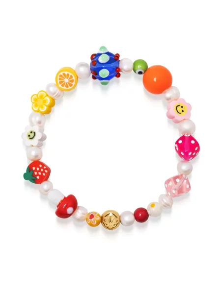 Brăţară Nialaya Jewelry cu perle auriu