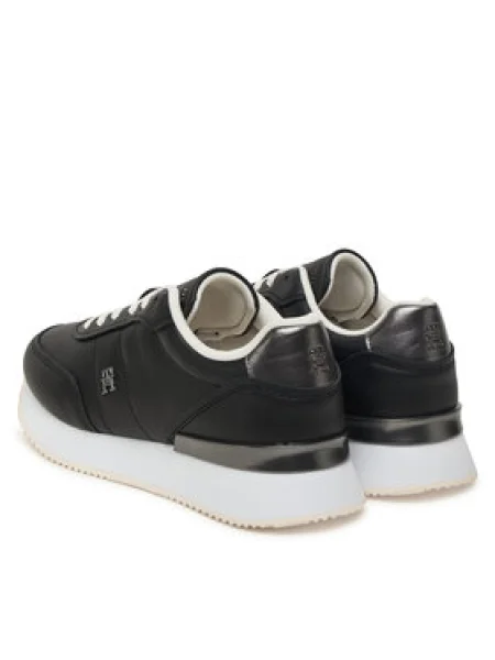 Dámske topánky Tommy Hilfiger Chic Fashion Runner black čierna