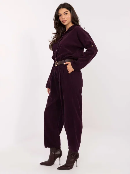 Pantaloni Italy Moda violet
