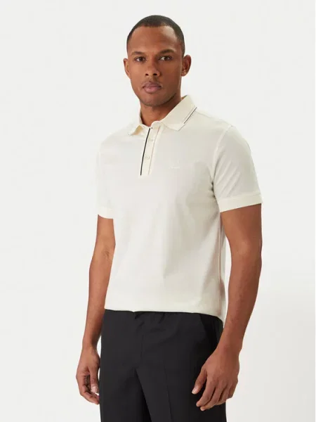 KARL LAGERFELD Polo marškinėliai Écru