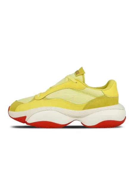 Buty sportowe chropowata cholewka tekstylna ALTERATION żółte