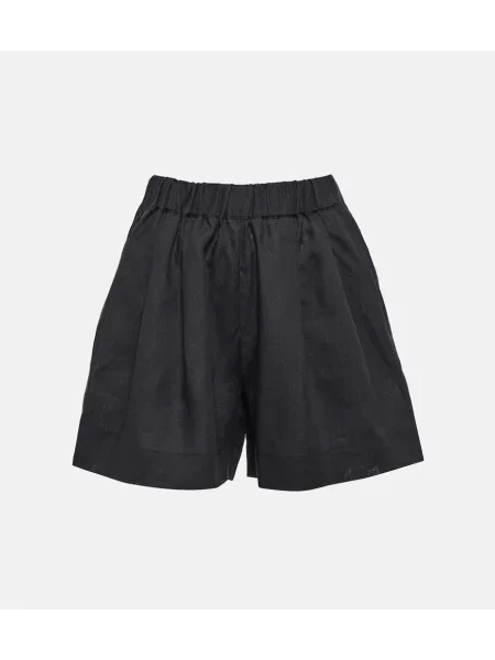 Pantaloni scurți Asceno de in negru