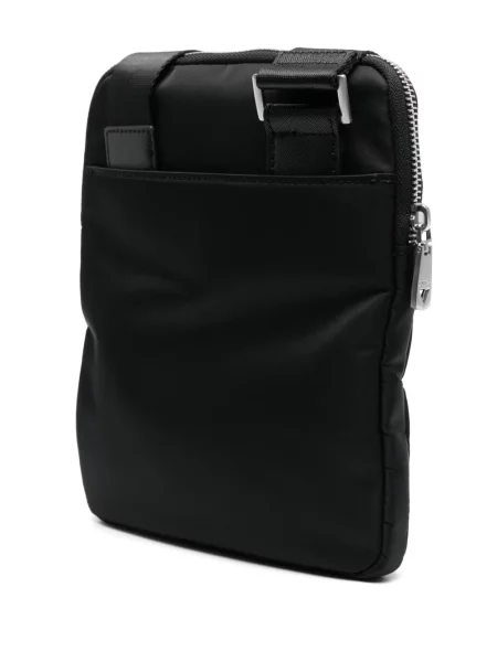 Crossbody taška Guess s autogramem černá