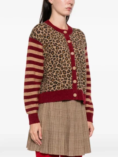 Cardigan Mc2 Saint Barth cu dungi maro