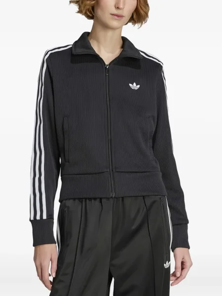 Geacă Adidas cu dungi negru