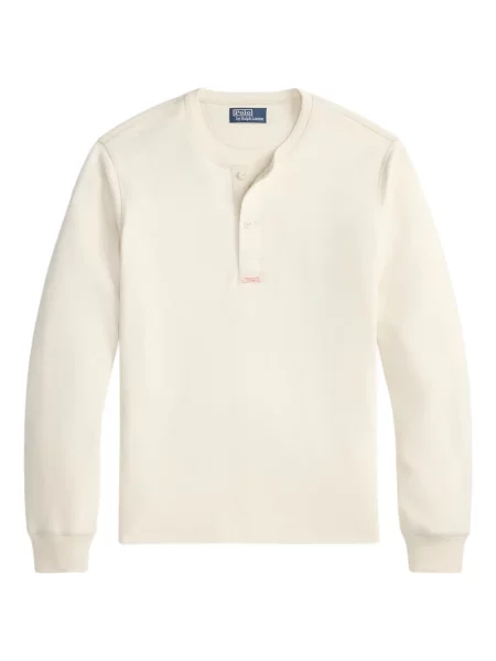 Ριγέ polo Polo Ralph Lauren με κουκούλα με αυτόγραφο λευκό