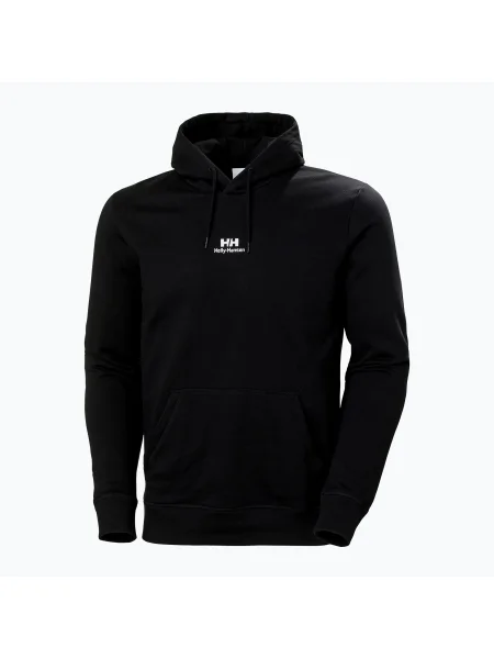 Суичър с качулка Helly Hansen черно