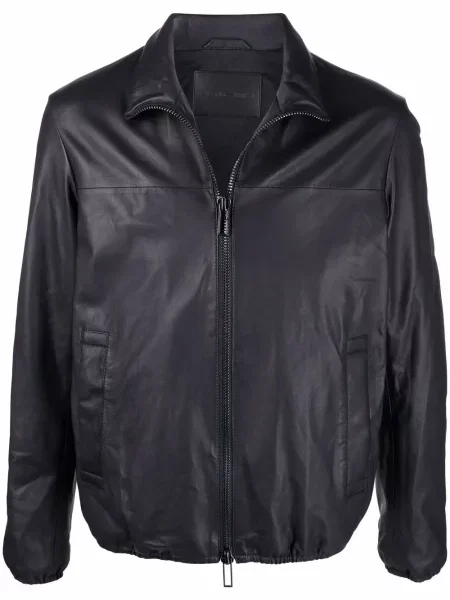 Geacă Emporio Armani cu cordon albastru
