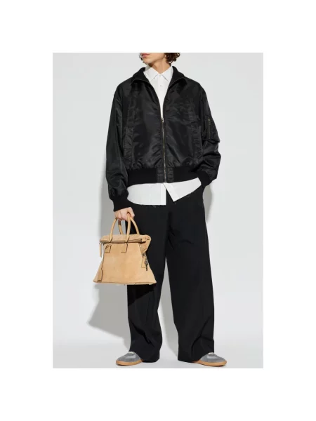 Kurtka bomber Mm6 Maison Margiela czarny