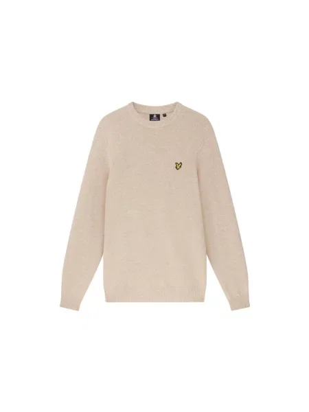Sweter Lyle & Scott wełniany beżowy