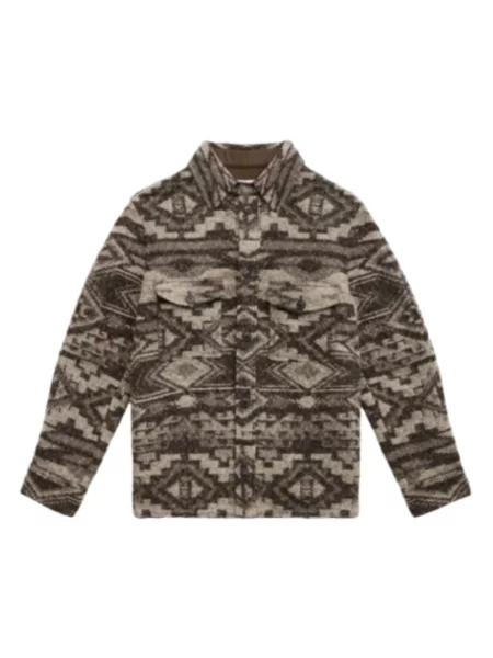 Kurtka Isabel Marant wełniana brązowa