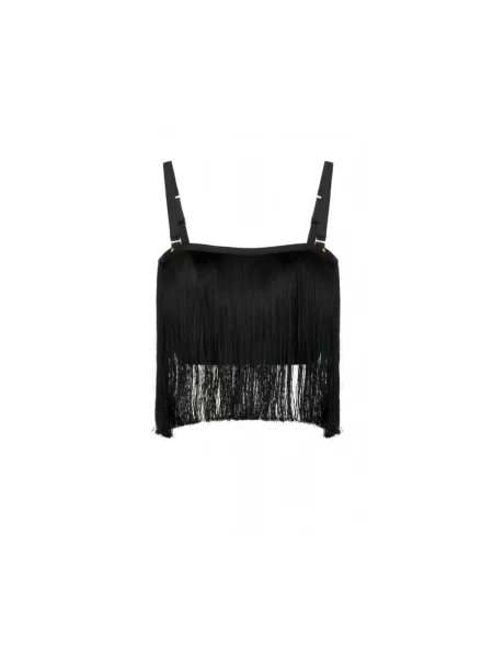 Top Elisabetta Franchi czarny