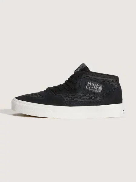 Vans Half Cab Decon teniși înalți din piele întoarsă negru