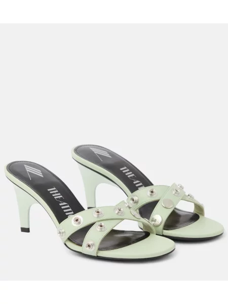 Sandale The Attico din piele albastru