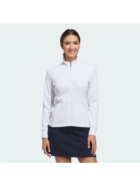 Bunda Performance Textured Full-Zip bílá