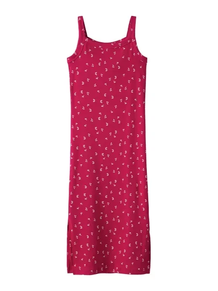 NAME IT Rochie NKFHAISY roșu vin alb