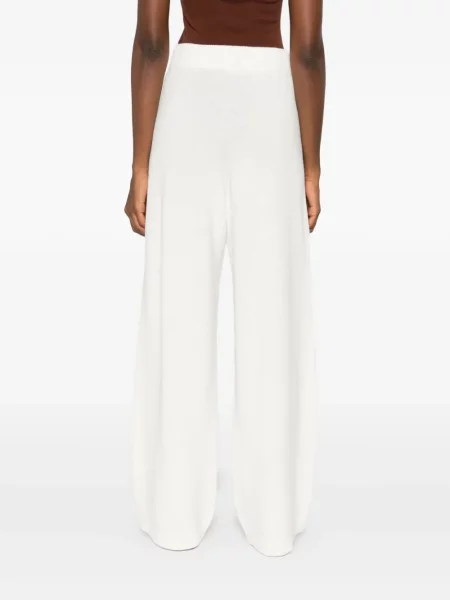 Pantaloni Fabiana Filippi de lână alb