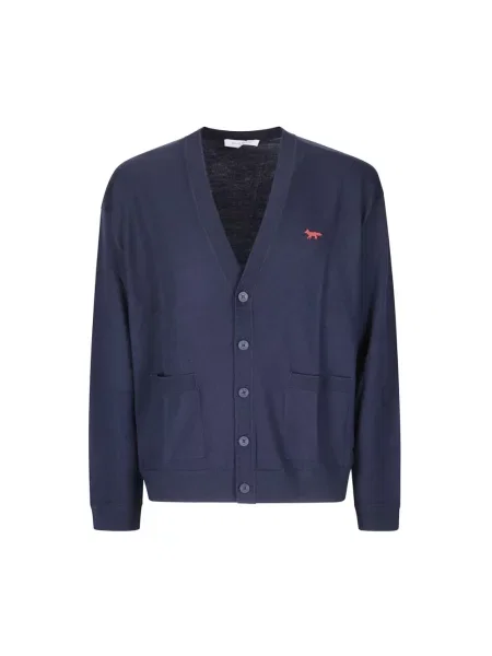 Kardigan Maison Kitsune niebieski