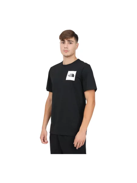 Krótka koszulka The North Face z nadrukiem czarna