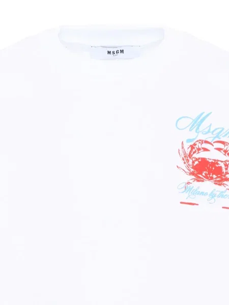 Bluza dziecięca Msgm biała