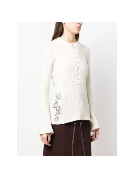 Sweter Chloe wełniany biały