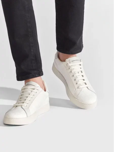 Снікерcи Emporio Armani білий