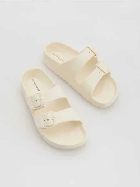 Босоножки Reserved с ремешками бежевые