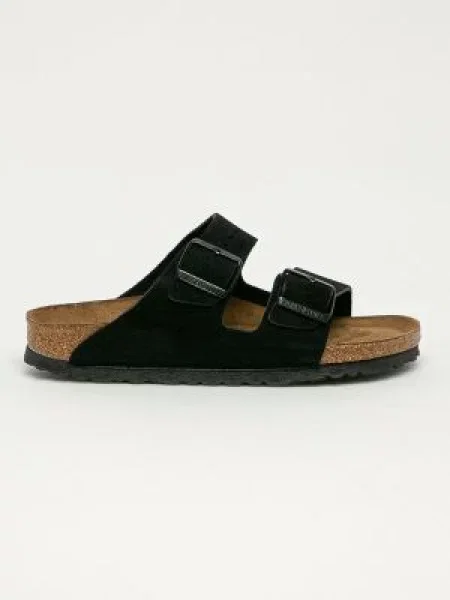 Sneakerși Birkenstock din piele fără armătură negru