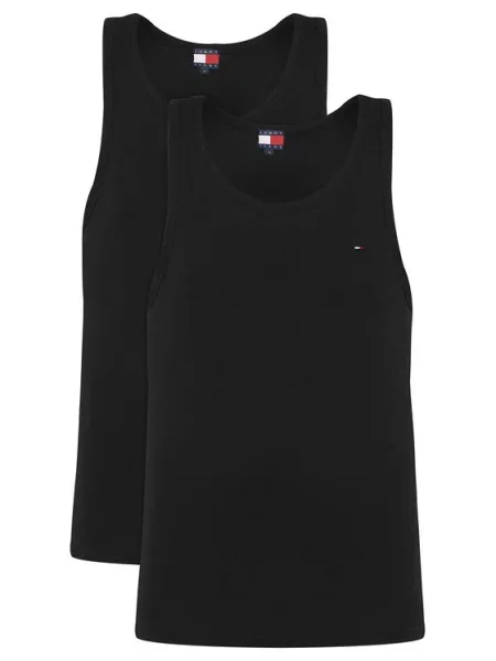 Тениска Tommy Jeans без ръкави черно