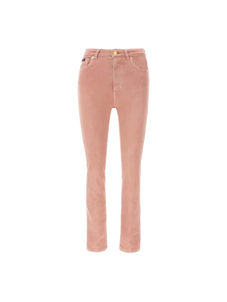 Skinny jeansy skinny Dolce And Gabbana różowe