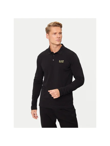 Emporio Armani Pólóing PJVQZ Regular Fit fekete