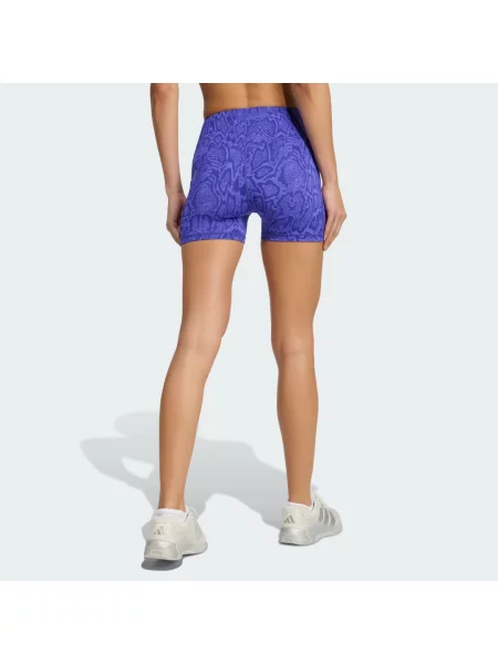 Krótkie legginsy Optimé Snake fioletowe