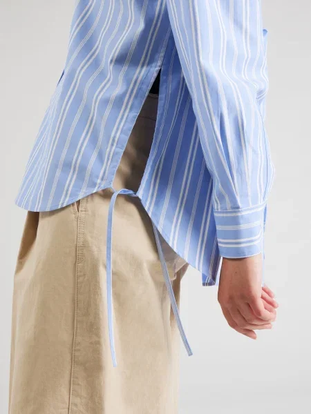 Samsoe Samsoe cămașă SACATAN cu guler clasic relaxed alb