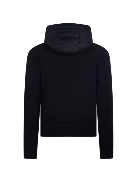 Geacă Moncler Grenoble cu glugă negru