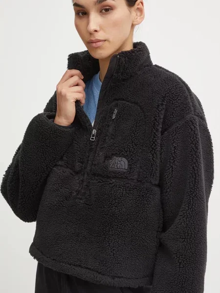 Džemper The North Face od flisa crna