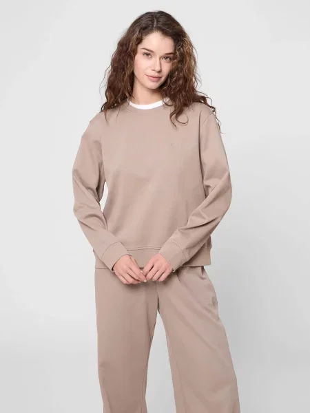 Світшот PRPY бавовна/поліестер/спандекс бежевий