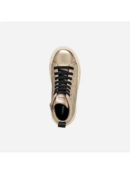 Sneakersy Geox skórzane beżowe