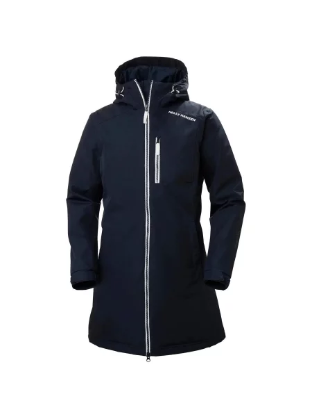 Kurtka wodoodporna Helly Hansen long belfast winter niebieska
